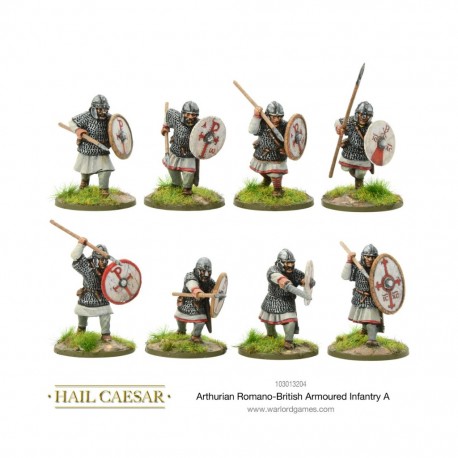 Hail caesar - arthurian romano - british armoured infantry A