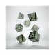 ELVEN DICE SET NOIR/PHOSPHORESCENT