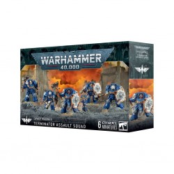 Space marines - terminator assault squad / escouade d' assaut terminator
