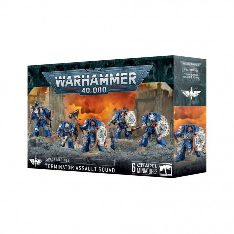 Space marines - terminator assault squad / escouade d' assaut terminator