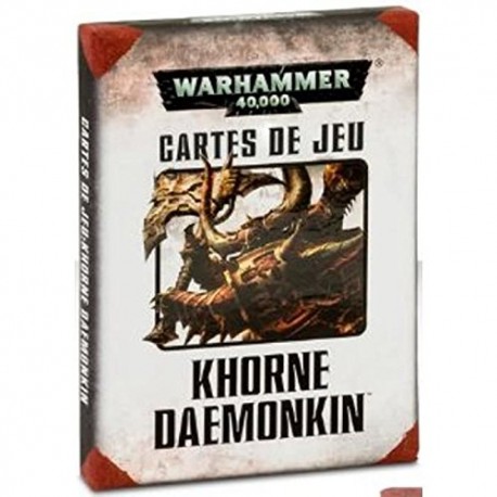 DATACARDS: KHORNE DAEMONKIN (FRANCAIS) 