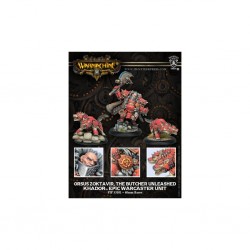 WARMACHINE KHADOR COMMANDER ZOKTAVIA, THE BUTCHER UNLEASHED EPIC WARCASTER UNIT