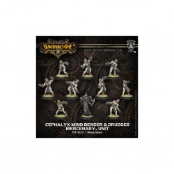 WARMACHINE MERCENARIES CEPHALYX MIND BENDER & DRUDGES UNIT
