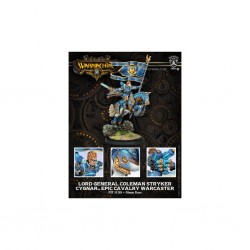 WARMACHINE CYGNAR LORD GENERAL COLEMAN STRYKER EPIC CAVALRY WARCASTER