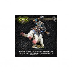 HORDES TROLLBLOODS BORKA VENGEANCE OF THE RIMESHAWS EPIC TROLLKIN CAVALRY WARLOCK
