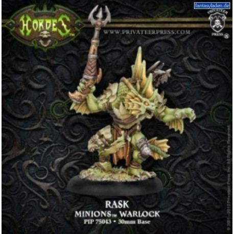 HORDES MINIONS RASK BOT TROG WARLOCK