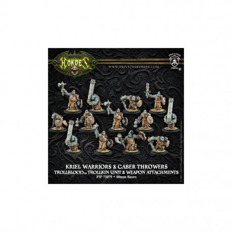 HORDES TROLLBLOODS KRIEL WARRIOR CABER THROWER TROLLKIN WEAPON ATTACHMENT