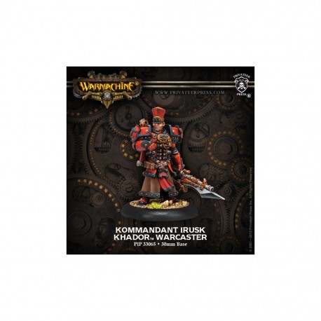 WARMACHINE KHADOR KOMMANDANT IRUSK WARCASTER