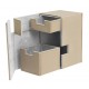 FLIP N TRAY XENOSKIN DECK CASE 100+ ULTIMATE GUARD SABLE