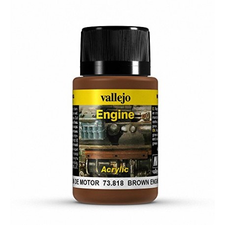Brown engine soot