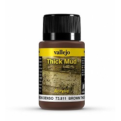 Brown mud