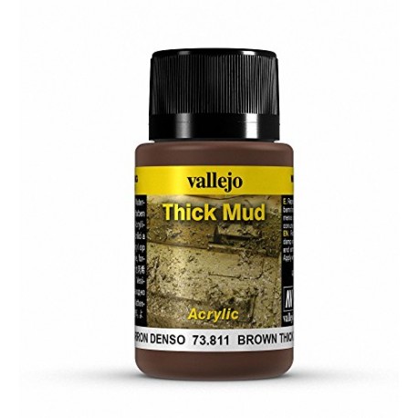 Brown mud