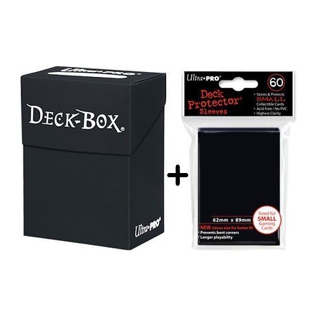 Ultra Pro Deck Box + 100 Protector Sleeves - Black - Magic: The Gathering - Standard